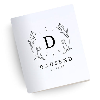 Blooming Love Engraved Wedding Bible