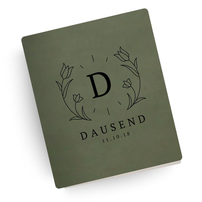 Blooming Love Engraved Wedding Bible