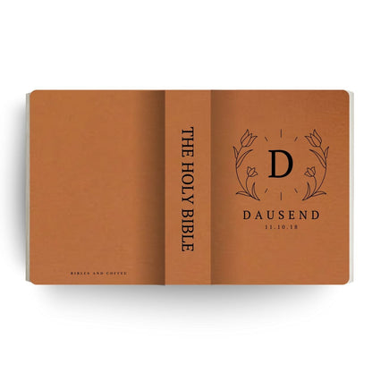 Blooming Love Engraved Wedding Bible