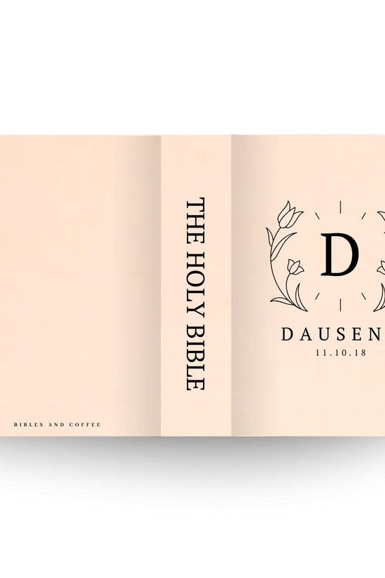 [SYO] Blooming Love Engraved Wedding Bible