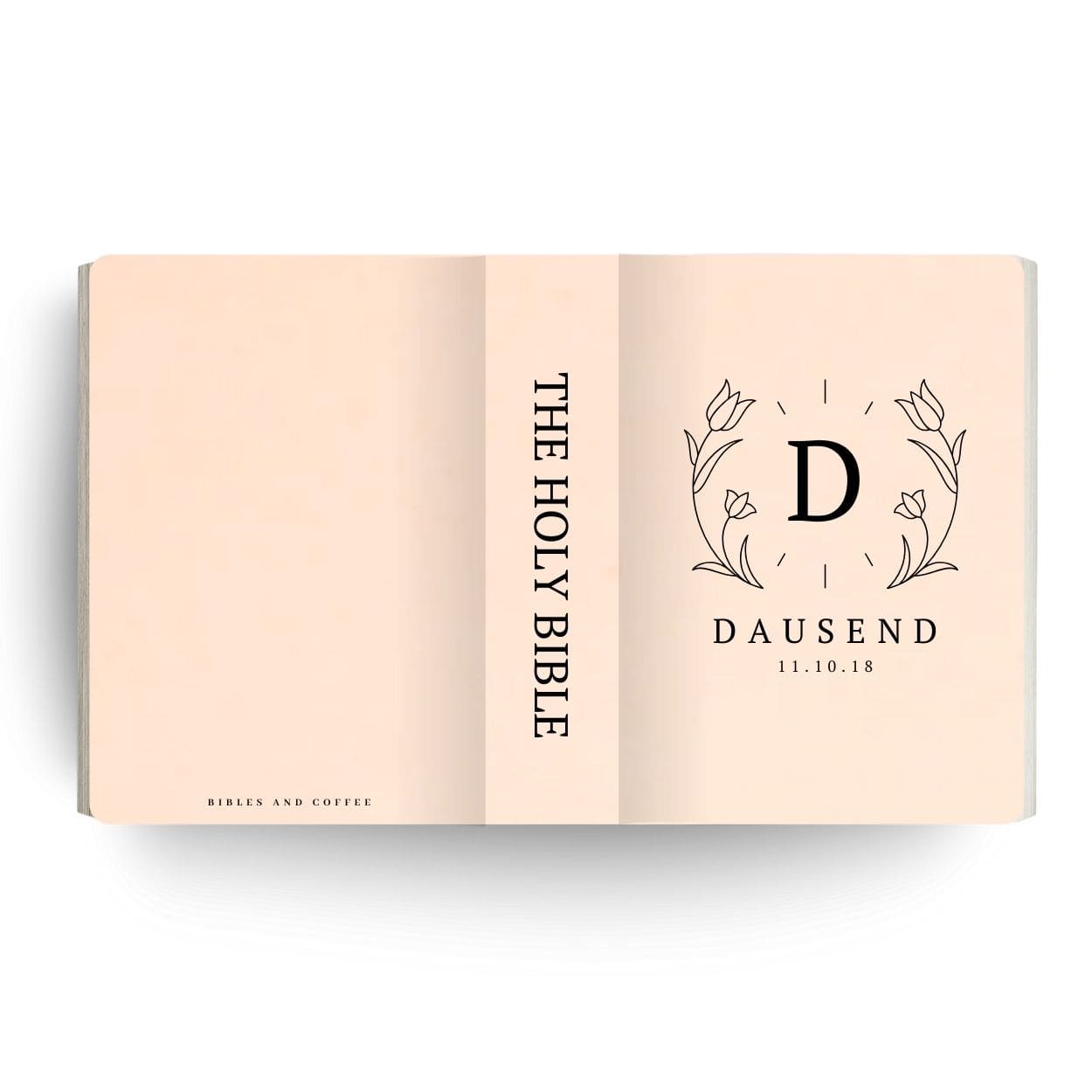 [SYO] Blooming Love Engraved Wedding Bible