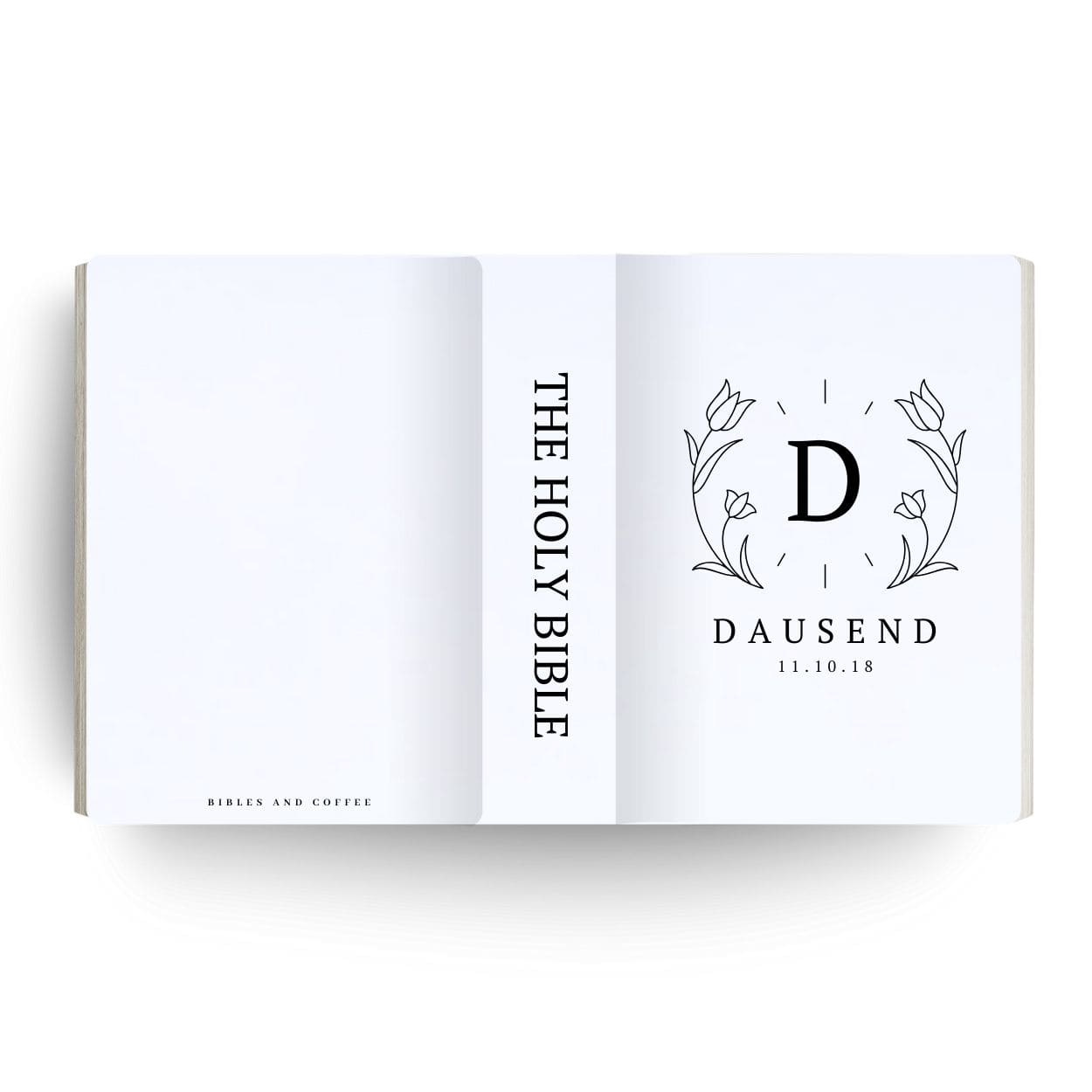 [SYO] Blooming Love Engraved Wedding Bible