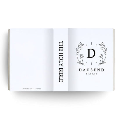 [SYO] Blooming Love Engraved Wedding Bible