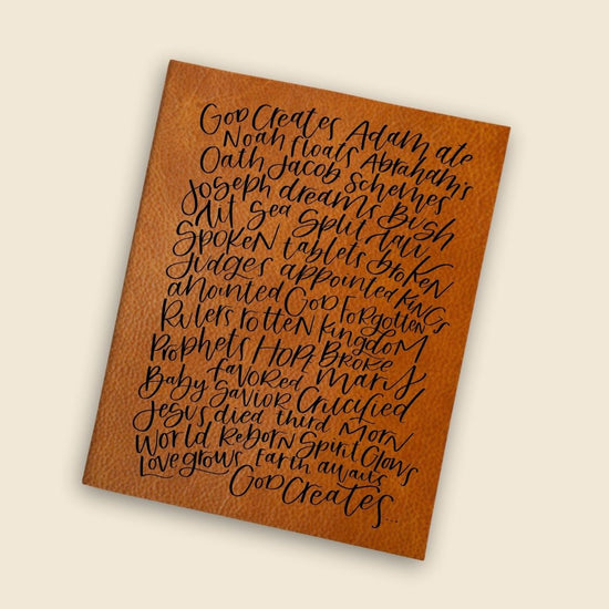 Bible in 50 Words Engraved Bible