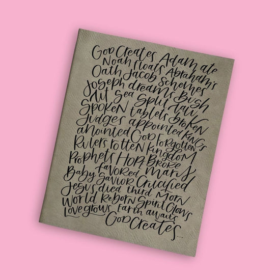 Bible in 50 Words Engraved Bible