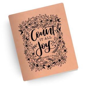 Count It All Joy Engraved Bible
