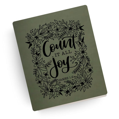 Count It All Joy Engraved Bible