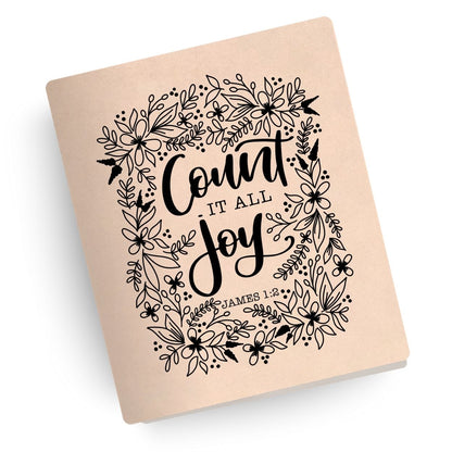 Count It All Joy Engraved Bible
