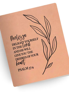 Personalized Psalm Engraved Bible