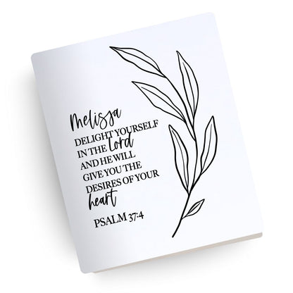 Personalized Psalm Engraved Bible