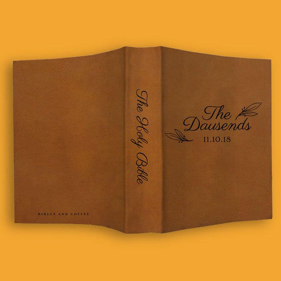 [SYO] Two Become One Engraved Wedding Bible