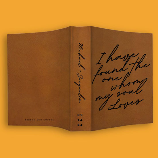 [SYO] Whom My Soul Loves Engraved Wedding Bible