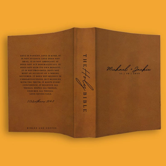 [SYO] Love Is Engraved Wedding Bible