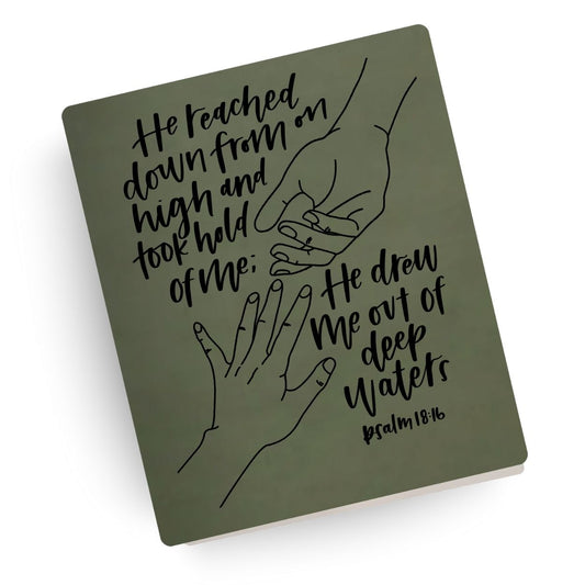 Deep Waters Engraved Bible