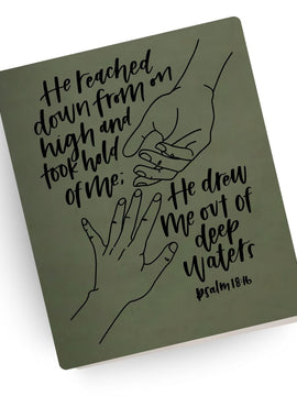 Deep Waters Engraved Bible