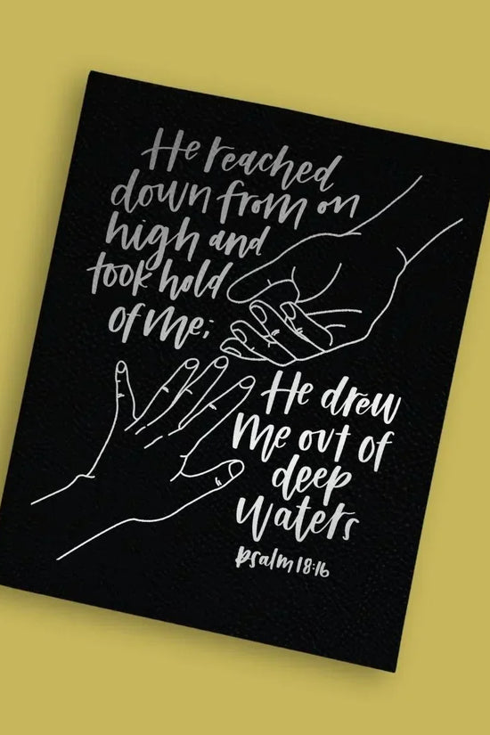 Deep Waters Engraved Bible