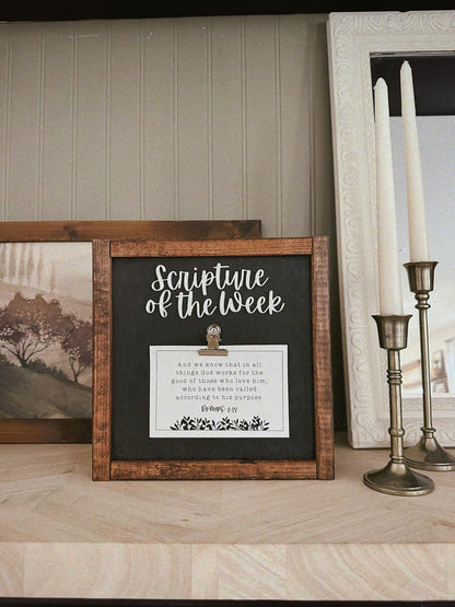 Scripture of the Week Square Board