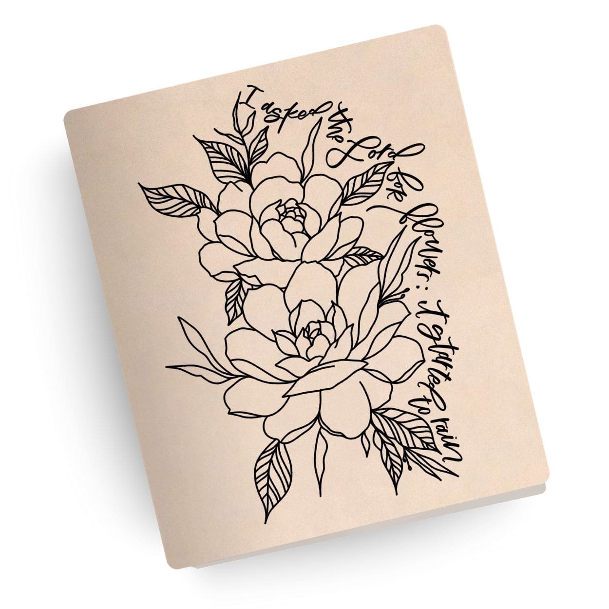 [SYO] Flowers and Rain Engraved Bible