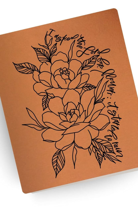 [SYO] Flowers and Rain Engraved Bible