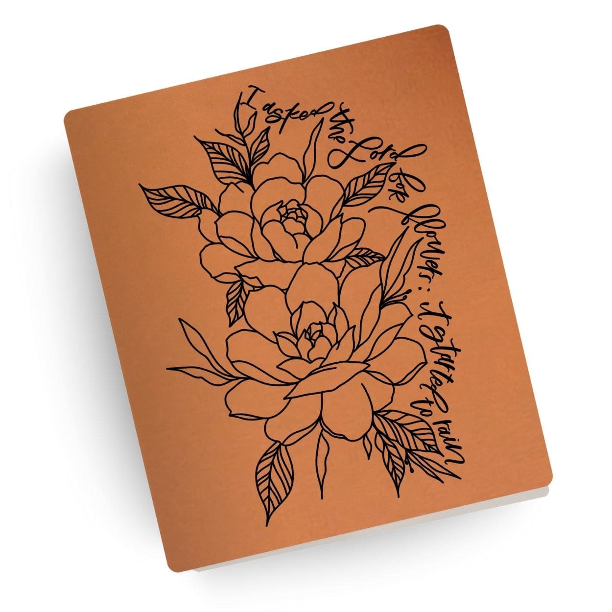 [SYO] Flowers and Rain Engraved Bible