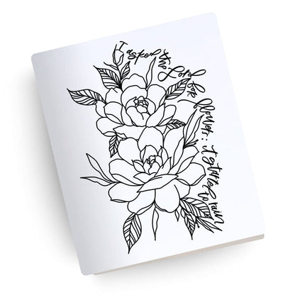 [SYO] Flowers and Rain Engraved Bible