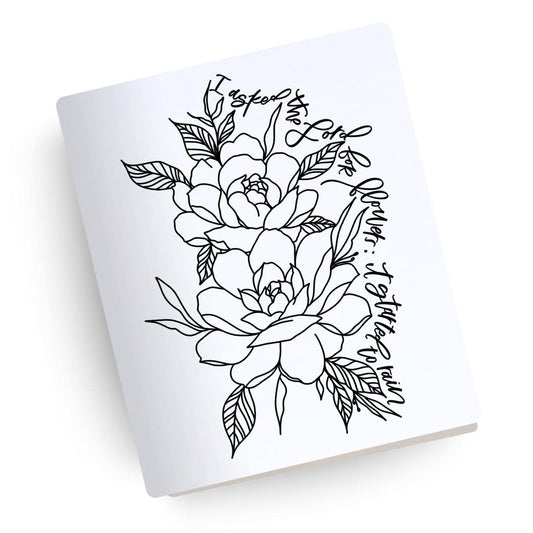 [SYO] Flowers and Rain Engraved Bible