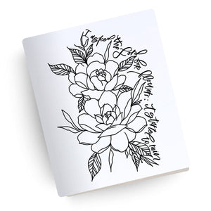 [SYO] Flowers and Rain Engraved Bible