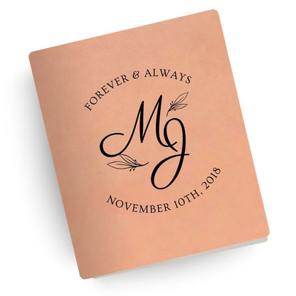 Forever and Always Engraved Wedding Bible