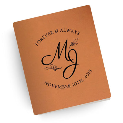 Forever and Always Engraved Wedding Bible