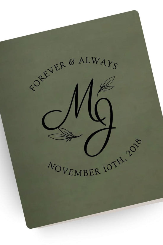 [SYO] Forever and Always Engraved Wedding Bible
