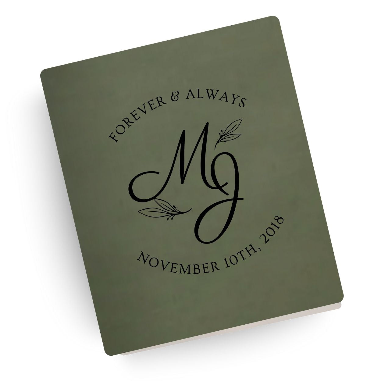 Forever and Always Engraved Wedding Bible
