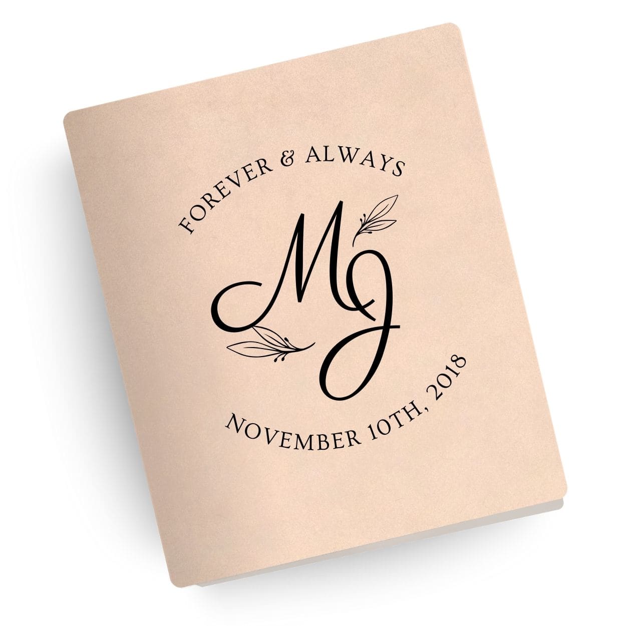 [SYO] Forever and Always Engraved Wedding Bible