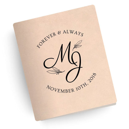 [SYO] Forever and Always Engraved Wedding Bible