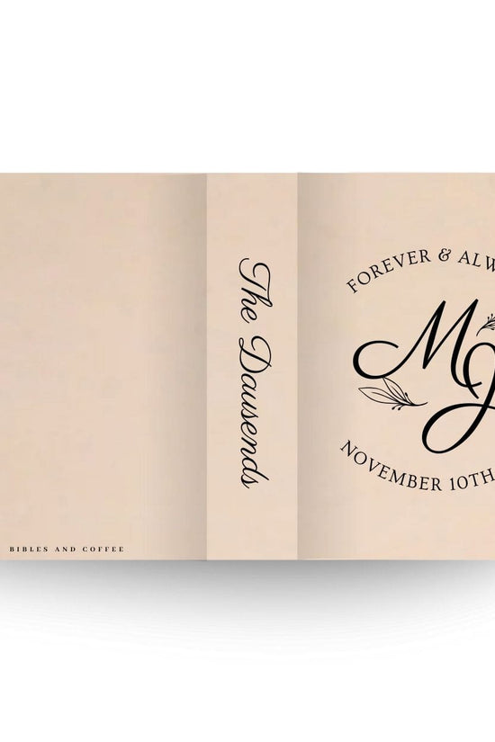 [SYO] Forever and Always Engraved Wedding Bible
