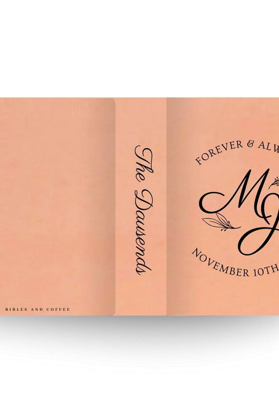[SYO] Forever and Always Engraved Wedding Bible