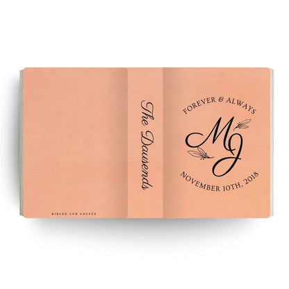 [SYO] Forever and Always Engraved Wedding Bible