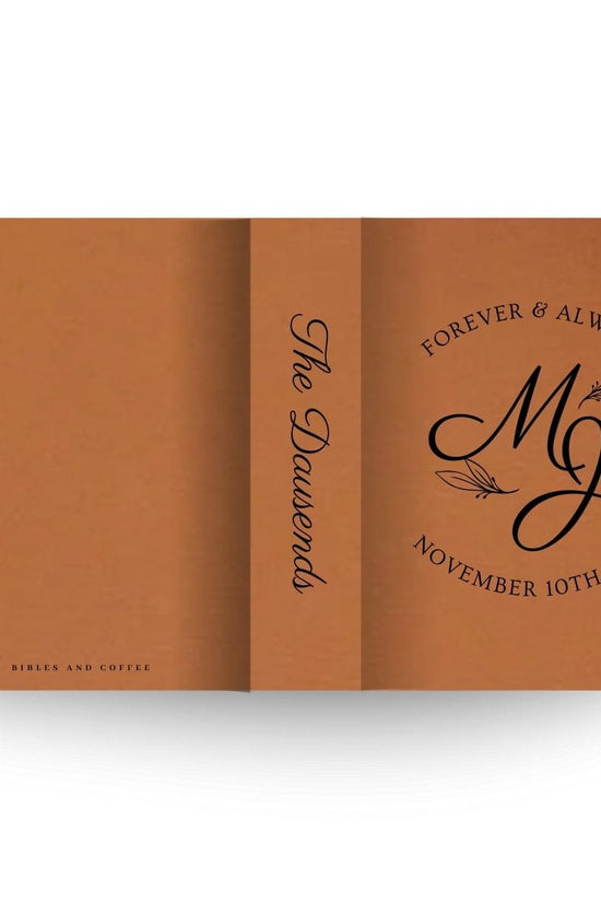 [SYO] Forever and Always Engraved Wedding Bible