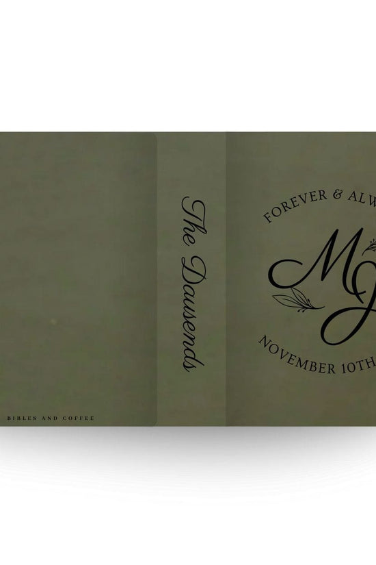 [SYO] Forever and Always Engraved Wedding Bible