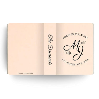[SYO] Forever and Always Engraved Wedding Bible