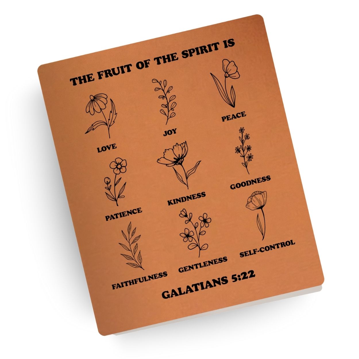 Fruit of the Spirit Engraved Bible