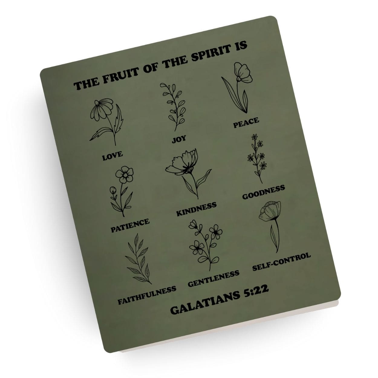 [SYO] Fruit of the Spirit Engraved Bible