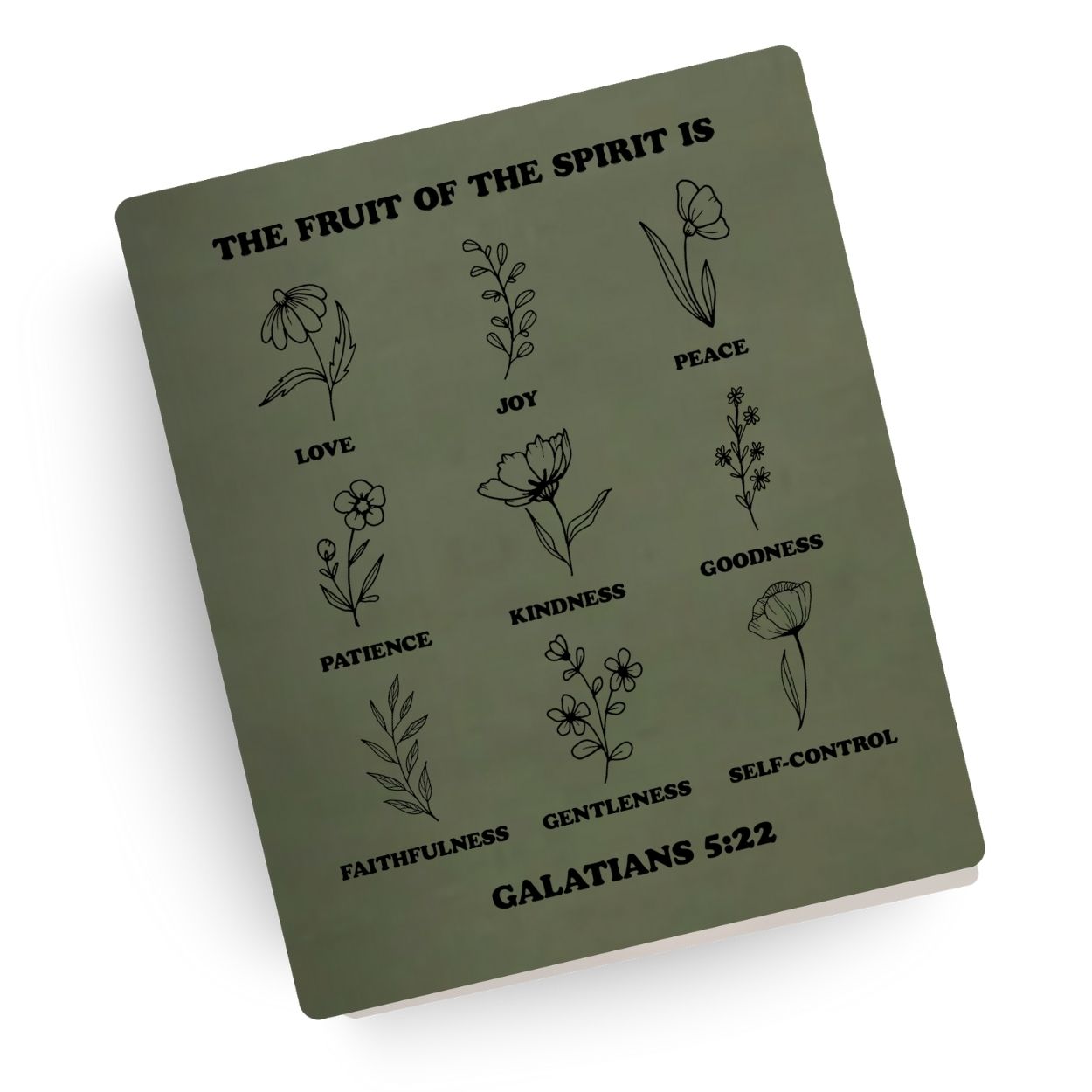 Fruit of the Spirit Engraved Bible