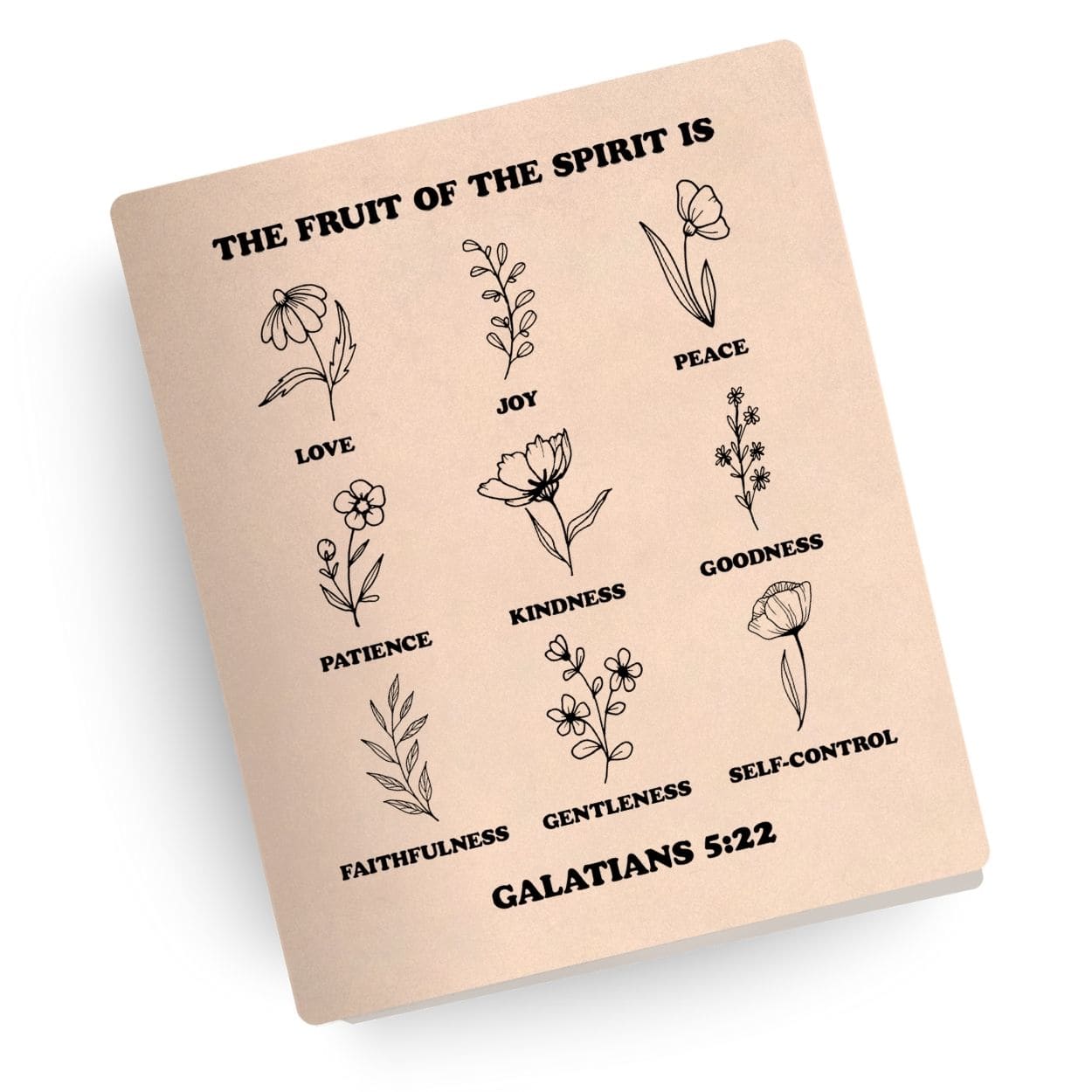 [SYO] Fruit of the Spirit Engraved Bible