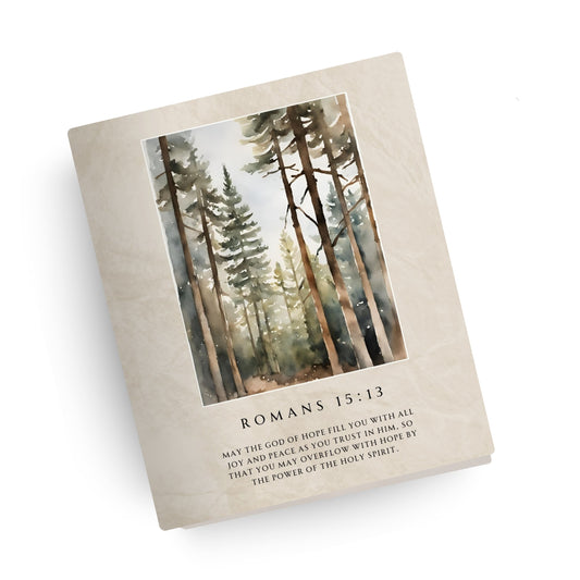 Filled with Joy & Peace Canvas Bible