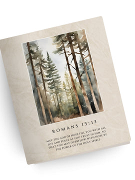 Filled with Joy & Peace Canvas Bible