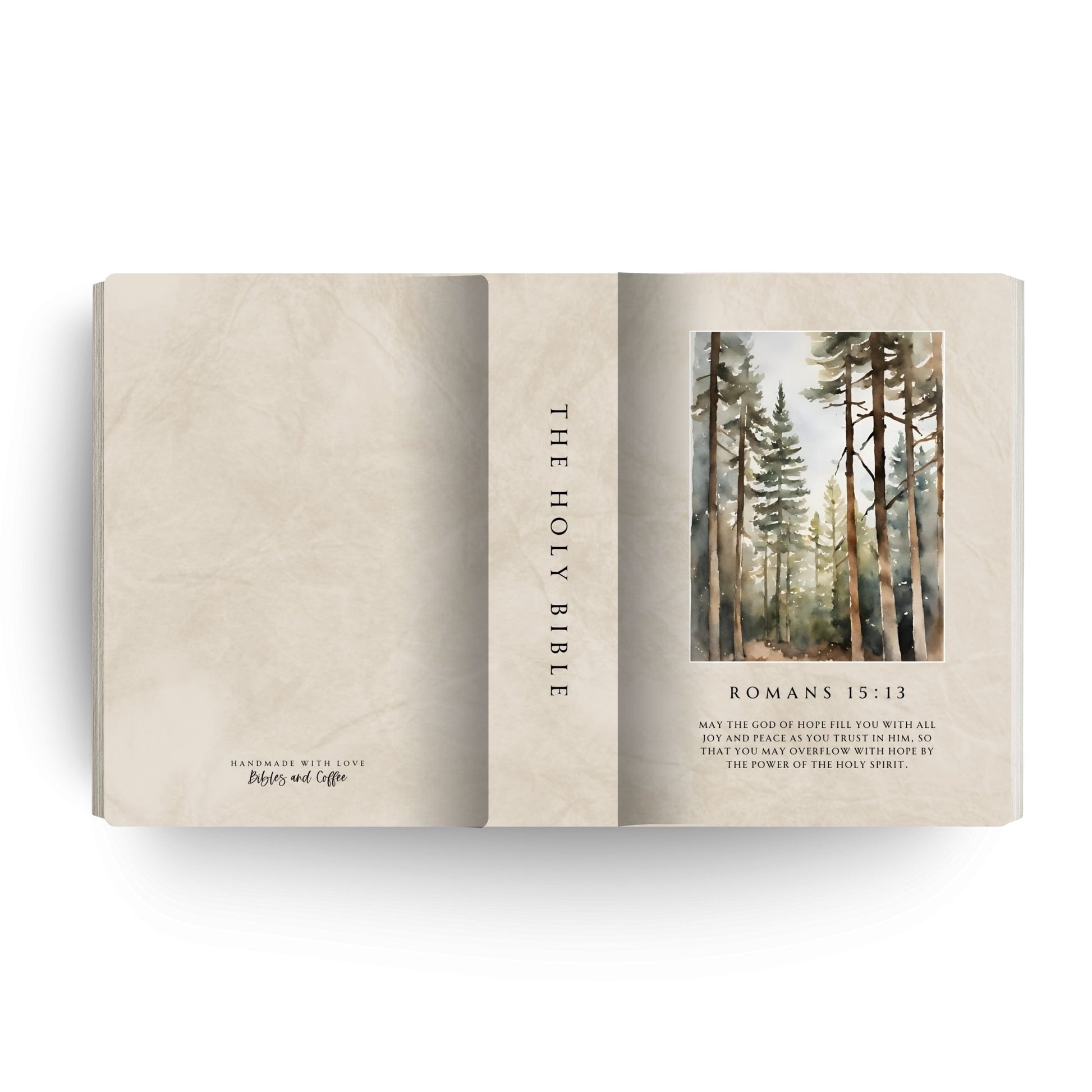 Filled with Joy & Peace Canvas Bible