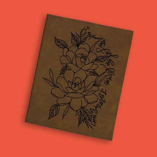 [SYO] Flowers and Rain Engraved Bible