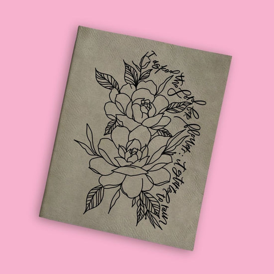 [SYO] Flowers and Rain Engraved Bible