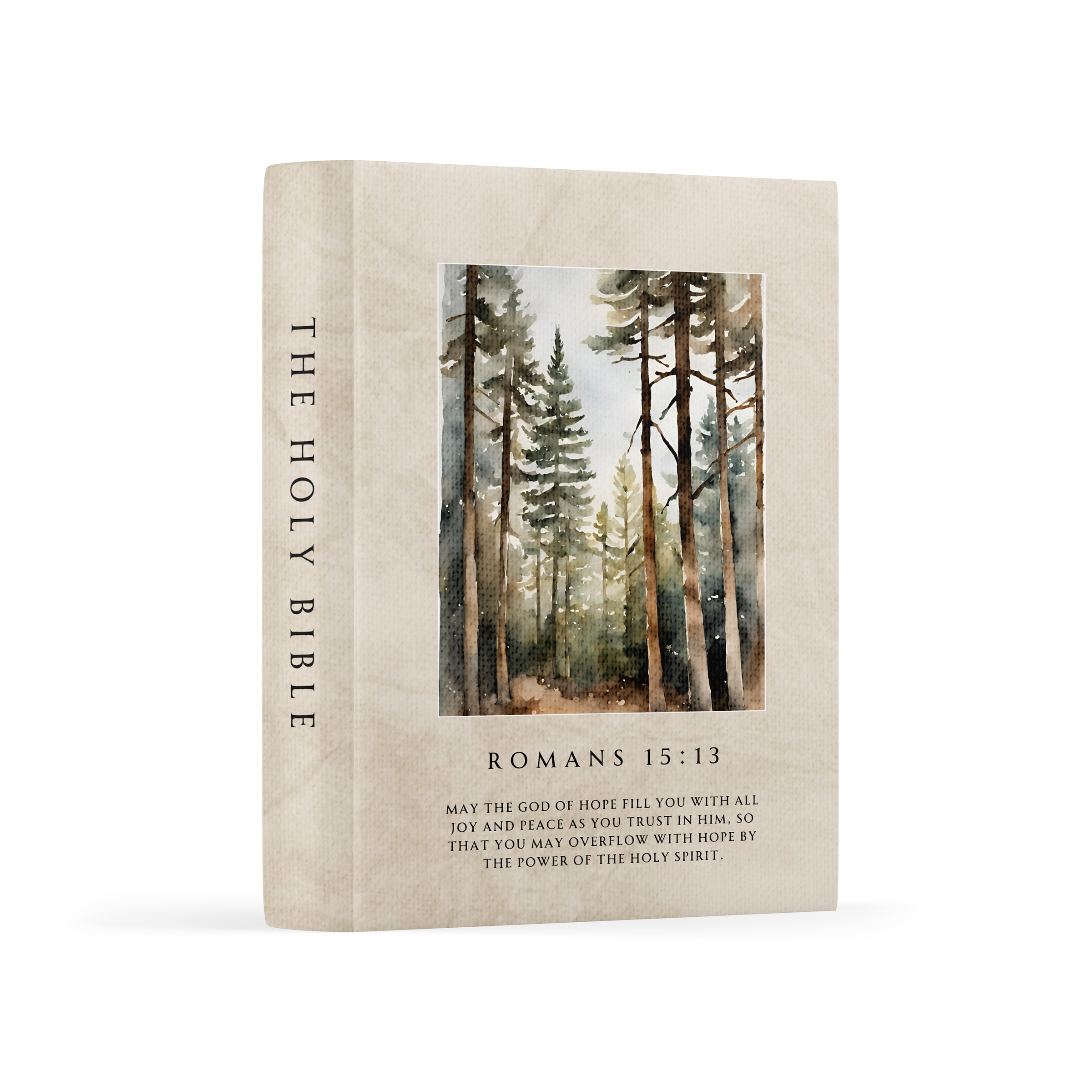Filled with Joy & Peace Canvas Bible