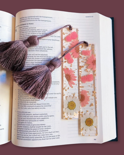Full Blooms Acrylic Bookmark